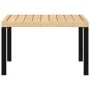 Mesa de centro de jardín aluminio negro 65x65x40 cm de , Mesas de jardín - Ref: Foro24-4008573, Precio: 81,70 €, Descuento: %
