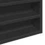 Black engineered wood display case 100x8.5x50 cm by , Shelves and shelves - Ref: Foro24-847948, Price: 36,01 €, Discount: %