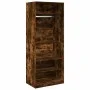 Armario madera de ingeniería color roble ahumado 80x50x200 cm de , Armarios roperos - Ref: Foro24-3307697, Precio: 127,62 €, ...