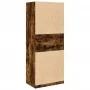 Armario madera de ingeniería color roble ahumado 80x50x200 cm de , Armarios roperos - Ref: Foro24-3307697, Precio: 127,62 €, ...