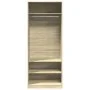 Armario de madera de ingeniería roble Sonoma 80x50x200 cm de , Armarios roperos - Ref: Foro24-3307695, Precio: 165,27 €, Desc...