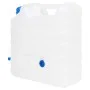 Garrafa de agua con grifo plástico transparente 17 litros de , Depósitos de almacenamiento - Ref: Foro24-155041, Precio: 34,7...