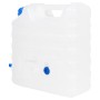 Garrafa de agua con grifo plástico transparente 17 litros de , Depósitos de almacenamiento - Ref: Foro24-155041, Precio: 37,1...