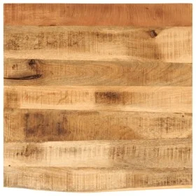 Solid mango wood natural edge table top 80x80x2.5 cm by , Table tops - Ref: Foro24-370362, Price: 108,36 €, Discount: %