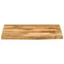 Solid mango wood natural edge table top 80x80x2.5 cm by , Table tops - Ref: Foro24-370362, Price: 108,36 €, Discount: %