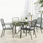 Stapelbare Gartenstühle, 5-teilig, Stahl, pulverbeschichtet, grau. von , Gartensets - Ref: Foro24-3283769, Preis: 391,07 €, R...