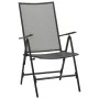 Set of 5 reclining garden chairs in anthracite steel by , Garden sets - Ref: Foro24-3283762, Price: 343,83 €, Discount: %