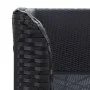 Zweiteilige schwarze PE-Rattan-Gartenecksofas von vidaXL, Outdoor-Sofas - Ref: Foro24-310224, Preis: 214,96 €, Rabatt: %