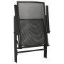 Set of 5 reclining garden chairs in anthracite steel by , Garden sets - Ref: Foro24-3283762, Price: 345,89 €, Discount: %
