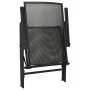 Set of 5 reclining garden chairs in anthracite steel by , Garden sets - Ref: Foro24-3283762, Price: 343,83 €, Discount: %