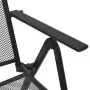 Set of 5 reclining garden chairs in anthracite steel by , Garden sets - Ref: Foro24-3283762, Price: 343,83 €, Discount: %