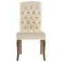 Esszimmerstühle, 4 Stück, Stoff mit Leinenoptik in Beige. von , Essstühle - Ref: Foro24-3309175, Preis: 545,14 €, Rabatt: %