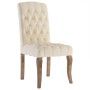 Esszimmerstühle, 4 Stück, Stoff mit Leinenoptik in Beige. von , Essstühle - Ref: Foro24-3309175, Preis: 601,27 €, Rabatt: %