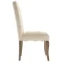 Esszimmerstühle, 4 Stück, Stoff mit Leinenoptik in Beige. von , Essstühle - Ref: Foro24-3309175, Preis: 545,14 €, Rabatt: %