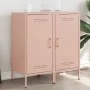 Cold-rolled steel sideboard in pink, 2 pieces, 36x39x79 cm by , Sideboards - Ref: Foro24-843015, Price: 127,82 €, Discount: %