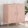Kaltgewalzter Stahlschrank in Rosa, 2 Stück, 36x39x79 cm. von , Sideboards - Ref: Foro24-843015, Preis: 129,30 €, Rabatt: %