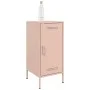 Cold-rolled steel sideboard in pink, 2 pieces, 36x39x79 cm by , Sideboards - Ref: Foro24-843015, Price: 127,82 €, Discount: %