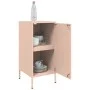 Kaltgewalzter Stahlschrank in Rosa, 2 Stück, 36x39x79 cm. von , Sideboards - Ref: Foro24-843015, Preis: 127,82 €, Rabatt: %