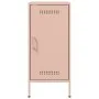 Cold-rolled steel sideboard in pink, 2 pieces, 36x39x79 cm by , Sideboards - Ref: Foro24-843015, Price: 127,82 €, Discount: %