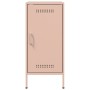 Kaltgewalzter Stahlschrank in Rosa, 2 Stück, 36x39x79 cm. von , Sideboards - Ref: Foro24-843015, Preis: 129,30 €, Rabatt: %