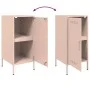 Cold-rolled steel sideboard in pink, 2 pieces, 36x39x79 cm by , Sideboards - Ref: Foro24-843015, Price: 127,82 €, Discount: %