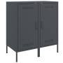 Aparador acero laminado en frío antracita 2 piezas 36x39x79 cm de , Aparadores - Ref: Foro24-843017, Precio: 129,24 €