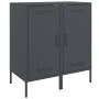 Kaltgewalzter Stahlschrank in Anthrazit, 2 Stück, 36x39x79 cm. von , Sideboards - Ref: Foro24-843017, Preis: 127,82 €, Rabatt: %