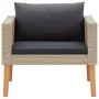Individual garden sofa with beige synthetic rattan cushions by vidaXL, Outdoor sofas - Ref: Foro24-310219, Price: 92,04 €, Di...