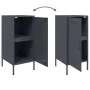 Kaltgewalzter Stahlschrank in Anthrazit, 2 Stück, 36x39x79 cm. von , Sideboards - Ref: Foro24-843017, Preis: 127,82 €, Rabatt: %