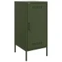 Cold-rolled steel sideboard in olive green 36x39x79 cm by , Sideboards - Ref: Foro24-843020, Price: 74,78 €, Discount: %