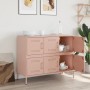 Cold-rolled steel sideboard in pink 100.5x39x79 cm by , Sideboards - Ref: Foro24-843097, Price: 138,47 €, Discount: %