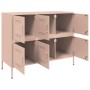 Cold-rolled steel sideboard in pink 100.5x39x79 cm by , Sideboards - Ref: Foro24-843097, Price: 138,47 €, Discount: %