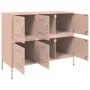 Cold-rolled steel sideboard in pink 100.5x39x79 cm by , Sideboards - Ref: Foro24-843097, Price: 168,73 €, Discount: %