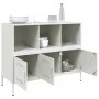 Kaltgewalzter weißer Stahlschrank 100,5x39x79 cm von , Sideboards - Ref: Foro24-843095, Preis: 149,11 €, Rabatt: %