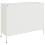 Kaltgewalzter weißer Stahlschrank 100,5x39x79 cm von , Sideboards - Ref: Foro24-843095, Preis: 149,11 €, Rabatt: %