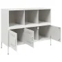 Kaltgewalzter weißer Stahlschrank 100,5x39x79 cm von , Sideboards - Ref: Foro24-843095, Preis: 149,11 €, Rabatt: %