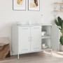 Kaltgewalzter weißer Stahlschrank 100,5x39x79 cm von , Sideboards - Ref: Foro24-843029, Preis: 157,35 €, Rabatt: %