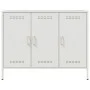 Kaltgewalzter weißer Stahlschrank 100,5x39x79 cm von , Sideboards - Ref: Foro24-843029, Preis: 144,33 €, Rabatt: %