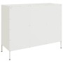 Kaltgewalzter weißer Stahlschrank 100,5x39x79 cm von , Sideboards - Ref: Foro24-843029, Preis: 157,35 €, Rabatt: %