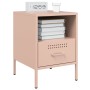 Nachttisch 2 Stück kaltgewalzter Stahl in Rosa 36x39x50,5cm von , Nachttische - Ref: Foro24-843057, Preis: 111,45 €, Rabatt: %