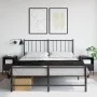 Bedside table made of cold-rolled black steel, 36x39x50.5 cm by , Nightstands - Ref: Foro24-843055, Price: 104,40 €, Discount: %