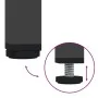 Bedside table made of cold-rolled black steel, 36x39x50.5 cm by , Nightstands - Ref: Foro24-843055, Price: 104,40 €, Discount: %