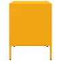 Mesita de noche acero laminado en frío amarillo 36x39x50,5 cm de , Mesitas de noche - Ref: Foro24-843060, Precio: 74,56 €, De...