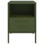 Olive green laminated steel nightstand 36x39x50.5 cm by , Nightstands - Ref: Foro24-843062, Price: 61,56 €, Discount: %