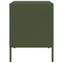 Nachttisch aus olivgrünem Stahlblech 36x39x50,5 cm von , Nachttische - Ref: Foro24-843062, Preis: 61,56 €, Rabatt: %