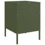 Nachttisch aus olivgrünem Stahlblech 36x39x50,5 cm von , Nachttische - Ref: Foro24-843062, Preis: 61,56 €, Rabatt: %
