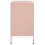 Bedside tables 2 units cold-rolled steel pink 36x39x68 cm by , Nightstands - Ref: Foro24-843081, Price: 168,42 €, Discount: %