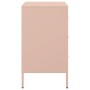 Nachttische, 2 Stück, kaltgewalzter Stahl, rosa, 36x39x68 cm. von , Nachttische - Ref: Foro24-843081, Preis: 170,38 €, Rabatt: %