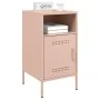 Bedside tables 2 units cold-rolled steel pink 36x39x68 cm by , Nightstands - Ref: Foro24-843069, Price: 113,56 €, Discount: %