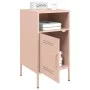 Bedside tables 2 units cold-rolled steel pink 36x39x68 cm by , Nightstands - Ref: Foro24-843069, Price: 113,56 €, Discount: %